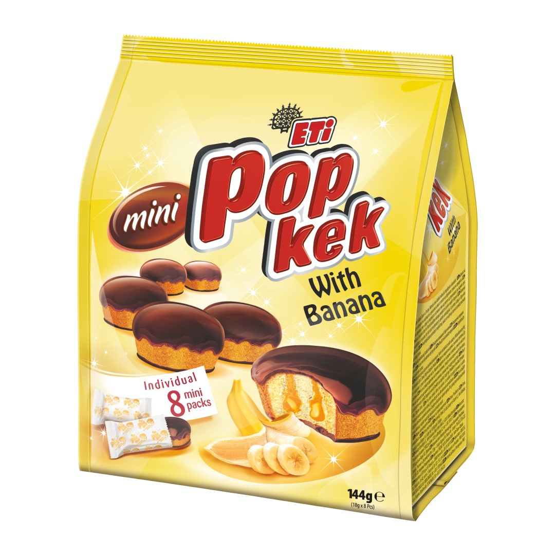 Popkek Mini Banaan 144 gr.