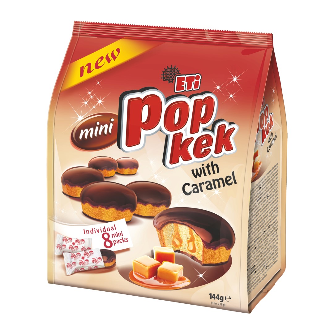 Popkek Mini Caramel 144 gr.