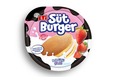 Süt Burger Aardbei 35Gr