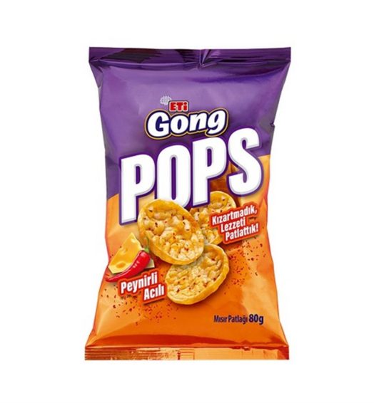 Gong pops hot cheese 80gr.