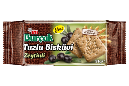 Burcak Olijfgezouten Biscuit 91 gr.
